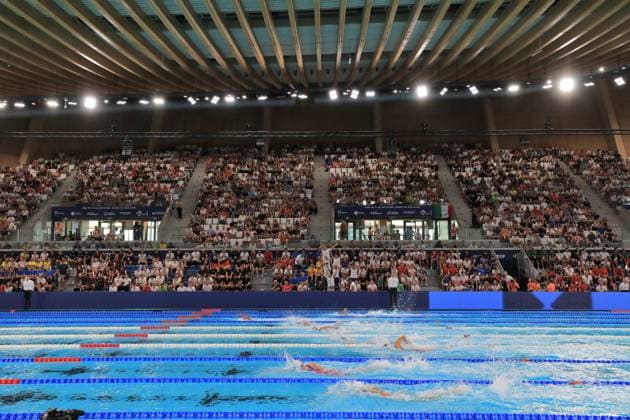 Championnat d Europe de natation PHOTOPQR LE COURRIER PICARD Haslin ; Saint Denis ; 10 08 2026 ; 10 08 26 Championnat d Europe de natation Centre Aquatique Olympique Photo Fred Haslin LEN European Aquatics Championships at the Olympic Aquatic Centre in Saint-Denis, northern suburbs of Paris, on August 10, 2026 Saint Denis 93 France  Copyright: xPHOTOPQR LExCOURRIERxPICARD MAXPxHaslinx 20260810LCP8577 20260810LCP8577