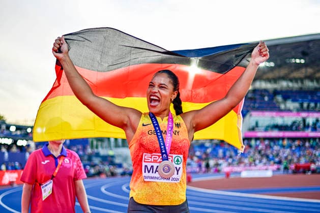 Yemisi MABRY (Germany, MTG Mannheim, SHOT PUT Women) GBR, European Athletics Championships, Athletics, 10.08.2026, GBR, European Athletics Championships, Athletics, 10.08.2026, Birmingham *** Yemisi MABRY Germany, MTG Mannheim, Women s Shot Put GBR, European Athletics Championships, Track and Field, August 10, 2026, GBR, European Athletics Championships, Track and Field, August 10, 2026, Birmingham Copyright: xEibnerxPressefoto JanxPapenfussx EP_JPS