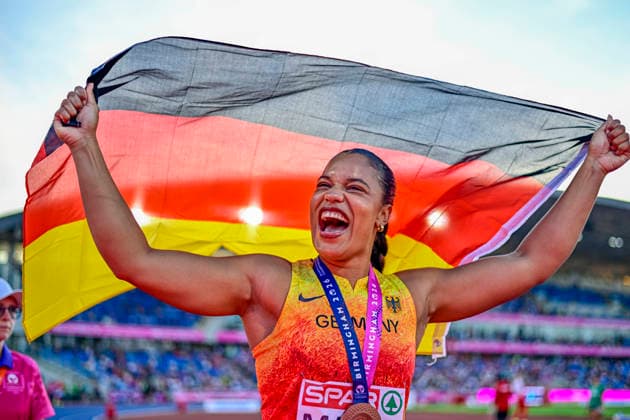 Yemisi MABRY (Germany, MTG Mannheim, SHOT PUT Women) GBR, European Athletics Championships, Athletics, 10.08.2026, GBR, European Athletics Championships, Athletics, 10.08.2026, Birmingham *** Yemisi MABRY Germany, MTG Mannheim, Women s Shot Put GBR, European Athletics Championships, Track and Field, August 10, 2026, GBR, European Athletics Championships, Track and Field, August 10, 2026, Birmingham Copyright: xEibnerxPressefoto JanxPapenfussx EP_JPS