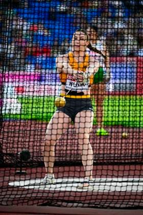 Aileen KUHN (Germany, Eintracht Frankfurt, HAMMER THROW Women) GBR, European Athletics Championships, Athletics, 10.08.2026, GBR, European Athletics Championships, Athletics, 10.08.2026, Birmingham *** Aileen KUHN Germany, Eintracht Frankfurt, Women s Hammer Throw GBR, European Athletics Championships, Track and Field, August 10, 2026, GBR, European Athletics Championships, Track and Field, August 10, 2026, Birmingham Copyright: xEibnerxPressefoto JanxPapenfussx EP_JPS