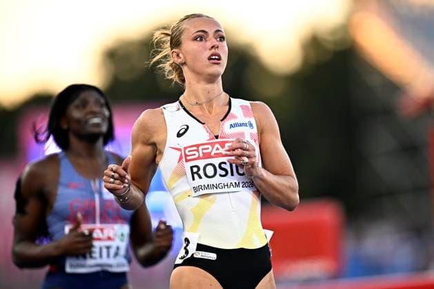 European Athletics Championships Birmingham 2026 - day 1 BIRMINGHAM, ENGLAND - AUGUST 10 : Rosius Rani (BEL) in action during the 100m semi-final on day 1 of the Birmingham 2026 European Athletics Championships on August 10, 2026 in Birmingham, England, 10 08 2026 Birmingham ENGLAND  Copyright: xTomasxSiskx