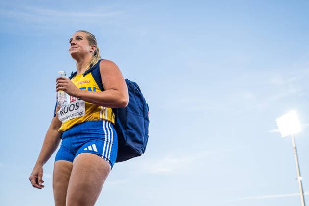 260810 Fanny Roos of Sweden looks dejected after competing in women™s shot put during day 1 of the 2026 European Athletics Championships on August 10, 2026 in Birmingham. Photo: Mathias Bergeld BILDBYRAN kod MB MT1064 friidrott athletics friidrett friidrotts-em em friidretts-em 2026 european athletics championships 1 bbeng sverige depp dam damer women shot put kula kulestot *** August 10, 2026: Fanny Roos of Sweden looks dejected after competing in the women’s shot put during Day 1 of the 2026 European Athletics Championships on August 10, 2026 in Birmingham. Photo by Mathias Bergeld, BILDBYRAN, code MB MT1064. track and field, athletics, friidrett, friidrotts EM, 2026 European Athletics Championships, 1 BBENG, Sweden, dejected, women, shot put  Copyright: MATHIASxBERGELD BB260810MB099