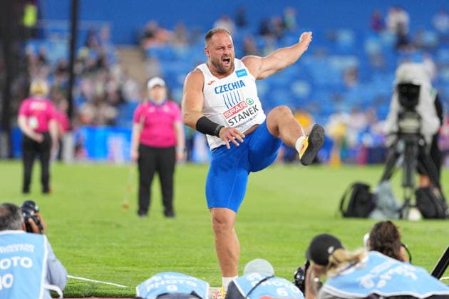 European Athletics Championships in Birmingham, United Kingdom, August 10, 2026, the men s shot put final. Tomas Stanek of Czech Republic. (CTKxPhoto JaroslavxSvoboda) CTKPhotoP2026081006293  CTKPhotoP2026081006293