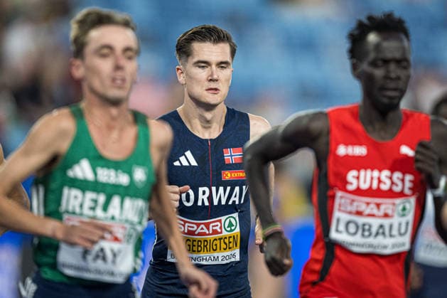 260810 Jakob Ingebritsen of Norway competes in men s 5000 meter during day 1 of the 2026 European Athletics Championships on August 10, 2026 in Birmingham. Photo: Maxim Thore BILDBYRAN kod MT MT1064 friidrott athletics friidrett friidrotts-em em friidretts-em 2026 european athletics championships 1 bbeng norge *** August 10, 2026: Jakob Ingebritsen of Norway competes in the men’s 5,000-meter race during Day 1 of the 2026 European Athletics Championships on August 10, 2026 in Birmingham. Photo by Maxim Thore. BILDBYRAN code MT MT1064 track and field athletics friidrett friidrotts em em friidretts em 2026 European Athletics Championships 1 bbeng Norway  Copyright: MAXIMxTHORE BB260810MT134