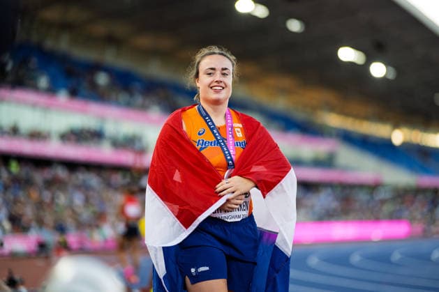 BIRMINGHAM, UNITED KINGDOM - AUGUST 10: Jorinde Van Klinken of the Netherlands Women s Shot Put during the European Athletics Championships at Alexander Stadium on August 10, 2026 in Birmingham, United Kingdom. England United Kingdom Copyright: xBEAUTIFULxSPORTS TobiasxLacknerx