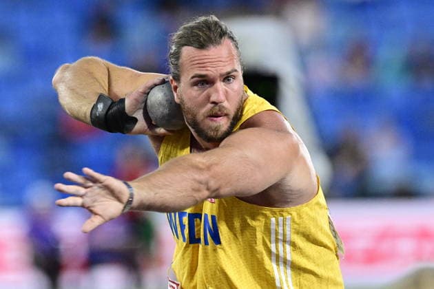 BIRMINGHAM, UNITED KINGDOM 20260810 Wictor Petersson during the men s shot put qualifying at the European Athletics Championships at Alexander Stadium in Birmingham. *** The image is included in the SPORTS PACKAGE. For others PAY IMAGE. *** BIRMINGHAM UK x10030x *** BIRMINGHAM, UNITED KINGDOM 20260810 Wictor Petersson during the men’s shot put qualifying round at the European Athletics Championships at Alexander Stadium in Birmingham *** The image is included in the SPORTS PACKAGE. For other images, please contact us for pricing. *** BIRMINGHAM, UK x10030x  Copyright: xJonasxEkströmer TTx EUROPEAN ATHLETICS CHAMPIONSHIPS 2026
