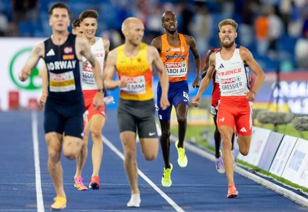 BIRMINGHAM - Mahadi Abdi Ali during the 5000 meter final at the European Athletics Championships. It is the first time the European Championships are being held in Great Britain. IRIS VAN DEN BROEK ANP xVIxANPxSportx xxANPxIVx 565237134 originalFilename: 565237134.jpg