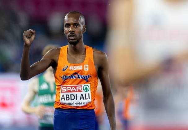 BIRMINGHAM - Mahadi Abdi Ali during the 5000 meter final at the European Athletics Championships. It is the first time the European Championships are being held in Great Britain. IRIS VAN DEN BROEK ANP xVIxANPxSportx xxANPxIVx 565237147 originalFilename: 565237147.jpg
