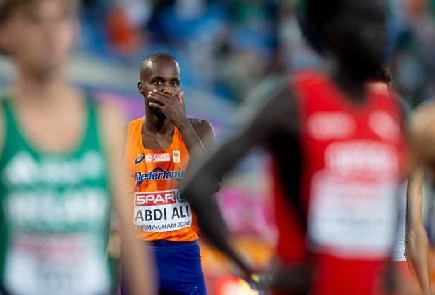 BIRMINGHAM - Mahadi Abdi Ali during the 5000 meter final at the European Athletics Championships. It is the first time the European Championships are being held in Great Britain. IRIS VAN DEN BROEK ANP xVIxANPxSportx xxANPxIVx 565237447 originalFilename: 565237447.jpg