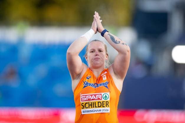 BIRMINGHAM - Jessica Schilder after the shot put final at the European Athletics Championships. It is the first time the European Championships are being held in Great Britain. IRIS VAN DEN BROEK ANP xVIxANPxSportx xxANPxIVx 565237824 originalFilename: 565237824.jpg