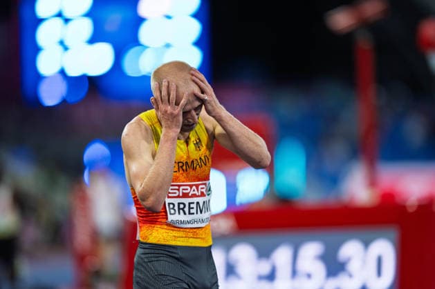 BIRMINGHAM, UNITED KINGDOM - AUGUST 10: Florian Bremm of Germany Men s 5000m during the European Athletics Championships at Alexander Stadium on August 10, 2026 in Birmingham, United Kingdom. England United Kingdom Copyright: xBEAUTIFULxSPORTS TobiasxLacknerx