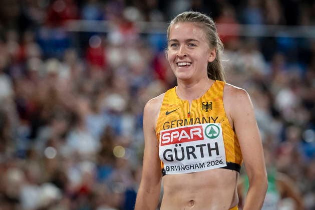 BIRMINGHAM, GREAT BRITAIN - AUGUST 10, 2026 : Olivia GÜRTH (GER Germany) competing in the steeplechase during the European Athletics Championships at Alexander Stadium on August 10, 2026 in Birmingham, Great Britain. Nordrhein-Westfalen Great Britain Copyright: xLeahxKohringx