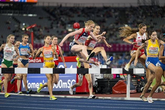 260810 Andrea Nygard Vie of Norway competes in women s 3000 meter steeplechaseduring day 1 of the 2026 European Athletics Championships on August 10, 2026 in Birmingham. Photo: Mathias Bergeld BILDBYRAN kod MB MT1064 friidrott athletics friidrett friidrotts-em em friidretts-em 2026 european athletics championships 1 bbeng hinder steeplechase norge *** August 10, 2026: Andrea Nygard Vie of Norway competes in the women’s 3,000-meter steeplechase during Day 1 of the 2026 European Athletics Championships on August 10, 2026 in Birmingham. Photo by Mathias Bergeld, BILDBYRAN, code MB MT1064. track and field, athletics, friidrett, friidrotts EM, 2026 European Athletics Championships, 1, hurdles, steeplechase, Norway  Copyright: MATHIASxBERGELD BB260810MB120