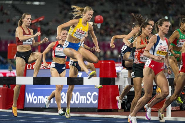 260810 Julia Samuelsson of Sweden competes in women s 3000 meter steeplechaseduring day 1 of the 2026 European Athletics Championships on August 10, 2026 in Birmingham. Photo: Mathias Bergeld BILDBYRAN kod MB MT1064 friidrott athletics friidrett friidrotts-em em friidretts-em 2026 european athletics championships 1 bbeng hinder steeplechase sverige *** August 10, 2026: Julia Samuelsson of Sweden competes in the women’s 3,000-meter steeplechase during Day 1 of the 2026 European Athletics Championships on August 10, 2026 in Birmingham. Photo by Mathias Bergeld, BILDBYRAN, code MB MT1064. track and field, athletics, friidrett, friidrotts EM, 2026 European Athletics Championships, 1, hurdles, steeplechase, Sweden  Copyright: MATHIASxBERGELD BB260810MB124