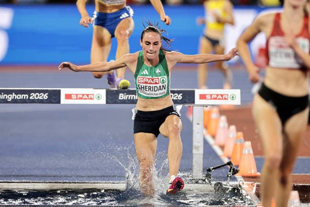 2026 European Athletics Championships, Alexander Stadium, Birmingham, England 10 8 2026 Women™s 3000m Steeplechase - Round One Heat 2 2 Ireland™s Abbie Sheridan Abbie Sheridan 10 8 2026  Copyright: xx 0U6A6254