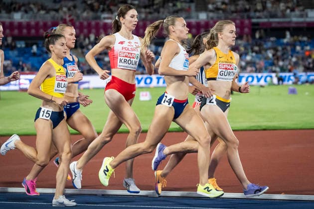 BIRMINGHAM, GREAT BRITAIN - AUGUST 10, 2026 : Olivia GÜRTH (GER Germany) competing in the steeplechase during the European Athletics Championships at Alexander Stadium on August 10, 2026 in Birmingham, Great Britain. Nordrhein-Westfalen Great Britain Copyright: xLeahxKohringx