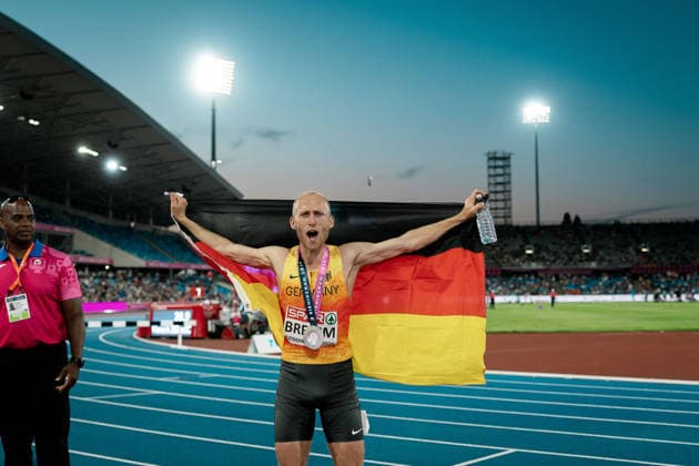 Florian Bremm (Franconia Athletics, 5000m Maenner), GBR, Leichtathletik, Athletics, European Athletics Championships 2026, Leichtathletik Europameisterschaft 2026, Birmingham 2026, 09.08.2026, GBR, Leichtathletik, Athletics, European Athletics Championships 2026, Leichtathletik Europameisterschaft 2026, Birmingham 2026, 09.08.2026 Birmingham *** Florian Bremm, Franconia Athletics, Men s 5000m, GBR, Track and Field, Athletics, 2026 European Athletics Championships, 2026 European Track and Field Championships, Birmingham 2026, August 9, 2026, GBR, Track and Field, Athletics, 2026 European Athletics Championships, 2026 European Track and Field Championships, Birmingham 2026, August 9, 2026, Birmingham Copyright: xStefanxMayerx EP_SMR