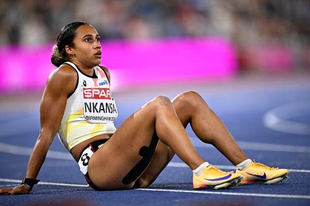European Athletics Championships Birmingham 2026 - day 1 BIRMINGHAM, ENGLAND - AUGUST 10 : Nkansa Delphine (BEL) in action during the 100m final on day 1 of the Birmingham 2026 European Athletics Championships on August 10, 2026 in Birmingham, England, 10 08 2026 Birmingham ENGLAND  Copyright: xTomasxSiskx