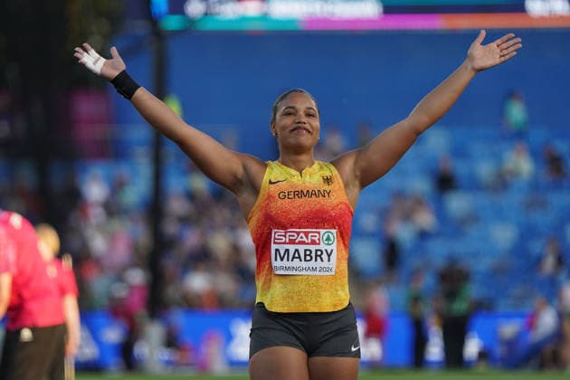 Birmingham , Leichtathletik, Athletics, Track and Field, EAA, Leichtathletik EM Birmingham 2026 European Championships birmingham 2026 , 10.08-17.08.2026, Alexander Stadium Birmingham, Grossbritannien , Kugelstossen Frauen, Shot Put Women, Final Finale, Yemisi Mabry, Deutschland, Germany GER Copyright Gladys Chai von der Laage *** Birmingham, Track and Field, Athletics, EAA, 2026 European Athletics Championships in Birmingham, August 10–17, 2026, Alexander Stadium, Birmingham, Great Britain, Women’s Shot Put, Final, Yemisi Mabry, Germany, GER Copyright Gladys Chai von der Laage
