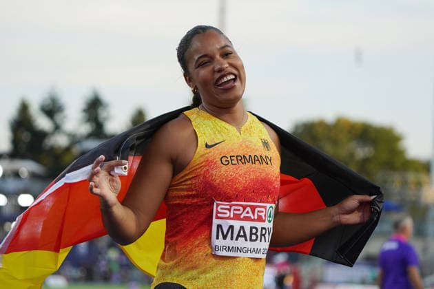 Birmingham , Leichtathletik, Athletics, Track and Field, EAA, Leichtathletik EM Birmingham 2026 European Championships birmingham 2026 , 10.08-17.08.2026, Alexander Stadium Birmingham, Grossbritannien , Kugelstossen Frauen, Shot Put Women, Final Finale, Yemisi Mabry, Deutschland, Germany GER Copyright Gladys Chai von der Laage *** Birmingham, Track and Field, Athletics, EAA, 2026 European Athletics Championships in Birmingham, August 10–17, 2026, Alexander Stadium, Birmingham, Great Britain, Women’s Shot Put, Final, Yemisi Mabry, Germany, GER Copyright Gladys Chai von der Laage