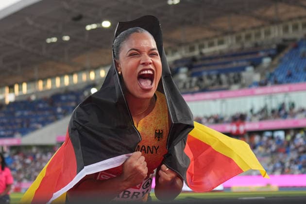 Birmingham , Leichtathletik, Athletics, Track and Field, EAA, Leichtathletik EM Birmingham 2026 European Championships birmingham 2026 , 10.08-17.08.2026, Alexander Stadium Birmingham, Grossbritannien , Kugelstossen Frauen, Shot Put Women, Final Finale, Yemisi Mabry, Deutschland, Germany GER Copyright Gladys Chai von der Laage *** Birmingham, Track and Field, Athletics, EAA, 2026 European Athletics Championships in Birmingham, August 10–17, 2026, Alexander Stadium, Birmingham, Great Britain, Women’s Shot Put, Final, Yemisi Mabry, Germany, GER Copyright Gladys Chai von der Laage