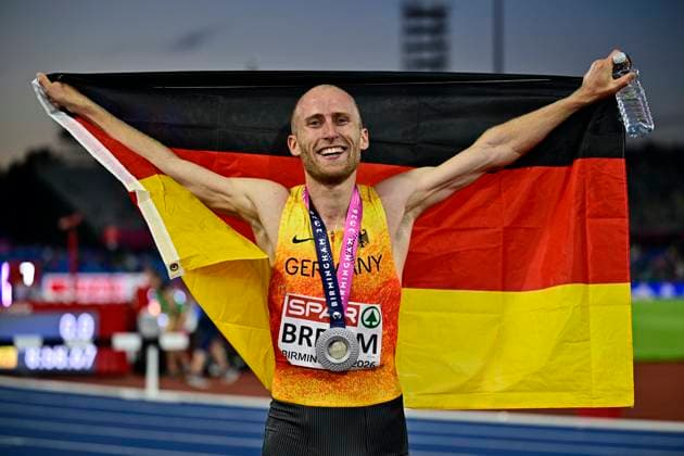 Florian BREMM (Germany, Franconia Athletics, 5000m Men) GBR, European Athletics Championships, Athletics, 10.08.2026, GBR, European Athletics Championships, Athletics, 10.08.2026, Birmingham *** Florian BREMM, Germany, Franconia Athletics, Men s 5000m, GBR, European Athletics Championships, Track and Field, August 10, 2026, GBR, European Athletics Championships, Track and Field, August 10, 2026, Birmingham Copyright: xEibnerxPressefoto JanxPapenfussx EP_JPS