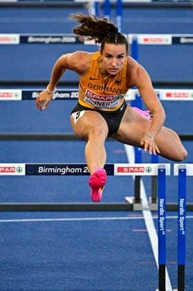 Rosina SCHNEIDER (Germany, TV Sulz, 100m HURDLES Women) GBR, European Athletics Championships, Athletics, 10.08.2026, GBR, European Athletics Championships, Athletics, 10.08.2026, Birmingham *** Rosina SCHNEIDER, Germany, TV Sulz, Women s 100m Hurdles, GBR, European Athletics Championships, Track and Field, August 10, 2026, GBR, European Athletics Championships, Track and Field, August 10, 2026, Birmingham Copyright: xEibnerxPressefoto JanxPapenfussx EP_JPS
