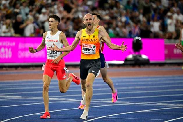 Florian BREMM (Germany, Franconia Athletics, 5000m Men) GBR, European Athletics Championships, Athletics, 10.08.2026, GBR, European Athletics Championships, Athletics, 10.08.2026, Birmingham *** Florian BREMM, Germany, Franconia Athletics, Men s 5000m, GBR, European Athletics Championships, Track and Field, August 10, 2026, GBR, European Athletics Championships, Track and Field, August 10, 2026, Birmingham Copyright: xEibnerxPressefoto JanxPapenfussx EP_JPS