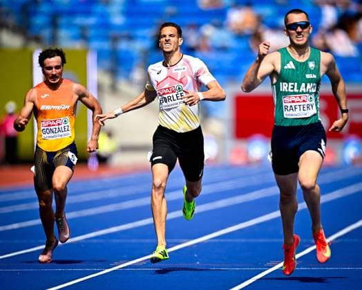 European Athletics Championships Birmingham 2026 - day 1 BIRMINGHAM, ENGLAND - AUGUST 10 : Borlee Dylan (BEL) in action during the 400m qualifiers on day 1 of the Birmingham 2026 European Athletics Championships on August 10, 2026 in Birmingham, England, 10 08 2026  Copyright: xTomasxSiskx