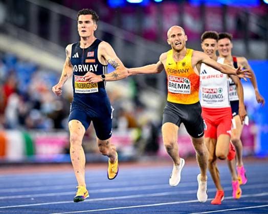 European Athletics Championships Birmingham 2026 - day 1 BIRMINGHAM, ENGLAND - AUGUST 10 : Ingebrigtsen Jakob (NOR) in action during the 5000m final on day 1 of the Birmingham 2026 European Athletics Championships on August 10, 2026 in Birmingham, England, 10 08 2026  Copyright: xTomasxSiskx
