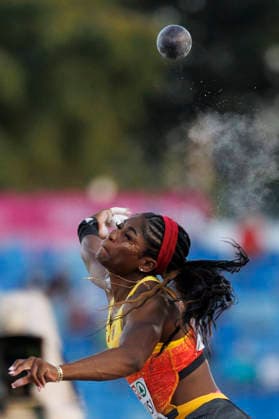 BIRMINGHAM, GREAT BRITAIN - AUGUST 10, 2026 : Nina Chioma NDUBUISI (GER Germany) during the European Athletics Championships at Alexander Stadium on August 10, 2026 in Birmingham, Great Britain. Oregon Great Britain Copyright: xAxelxKohringx