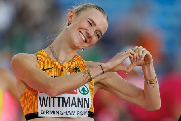 BIRMINGHAM, GREAT BRITAIN - AUGUST 10, 2026 : Kira WITTMANN (GER Germany) competing in the triple jump during the European Athletics Championships at Alexander Stadium on August 10, 2026 in Birmingham, Great Britain. Oregon Great Britain Copyright: xAxelxKohringx