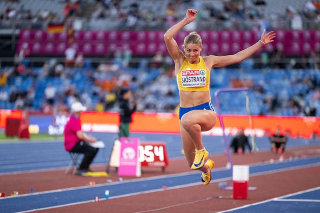 10.08.2026, GBR, Leichtathletik, Europameisterschaft 2026, Abendsession Tag 1, Birmingham Emilia Sjöstrand ( Schweden ), Dreisprung Damen, Qualifikation Birmingham Alexander Stadium England Großbritannien *** August 10, 2026, GBR, Track and Field, 2026 European Championships, Evening Session, Day 1, Birmingham, Emilia Sjöstrand (Sweden), Women s Triple Jump, Qualifying Round, Alexander Stadium, Birmingham, England, Great Britain Copyright: xNordphoto Memmlerx