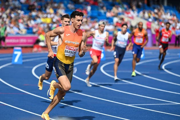 August 10, 2026, Birmingham, Birmingham, United Kingdom: DAVID BARROSO of Spain competes in the Men s 800m during the Birmingham 2026 European Athletics Championships at Alexander Stadium on August 10, 2026 in Birmingham, GBR. Birmingham 2026 European Athletics Championships  - ZUMAk160 20260810_zip_k160_014 Copyright: xStefanosxKyriazisx