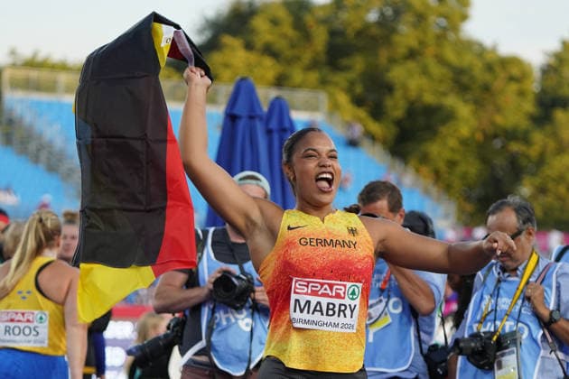 Birmingham , Leichtathletik, Athletics, Track and Field, EAA, Leichtathletik EM Birmingham 2026 European Championships birmingham 2026 , 10.08-17.08.2026, Alexander Stadium Birmingham, Grossbritannien , Kugelstossen Frauen, Shot Put Women, Final Finale, Yemisi Mabry, Deutschland, Germany GER Copyright Gladys Chai von der Laage *** Birmingham, Track and Field, Athletics, EAA, 2026 European Athletics Championships in Birmingham, August 10–17, 2026, Alexander Stadium, Birmingham, Great Britain, Women’s Shot Put, Final, Yemisi Mabry, Germany, GER Copyright Gladys Chai von der Laage
