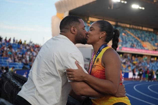 Birmingham , Leichtathletik, Athletics, Track and Field, EAA, Leichtathletik EM Birmingham 2026 European Championships birmingham 2026 , 10.08-17.08.2026, Alexander Stadium Birmingham, Grossbritannien , Kugelstossen Frauen, Shot Put Women, Final Finale, Tyler und Yemisi Mabry, Deutschland, Germany GER Copyright Gladys Chai von der Laage *** Birmingham, Track and Field, Athletics, EAA, 2026 European Athletics Championships in Birmingham, August 10–17, 2026, Alexander Stadium, Birmingham, United Kingdom, Women’s Shot Put, Final, Tyler and Yemisi Mabry, Germany (GER), Copyright Gladys Chai von der Laage