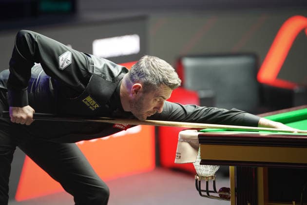 TAIYUAN, CHINA - AUGUST 10: Mark Selby of England plays a shot in the first round match against Pang Junxu of China on day 3 of the 2026 World Snooker Tour China Open at Taiyuan Binhe Sports Center on August 10, 2026 in Taiyuan, Shanxi Province of China.  Copyright: xTaixChengzhex 111659197073