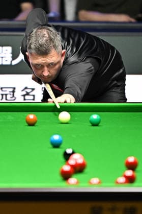 TAIYUAN, CHINA - AUGUST 10: Kyren Wilson of England plays a shot in the first round match against Aaron Hill of Ireland on day 3 of the 2026 World Snooker Tour China Open at Taiyuan Binhe Sports Center on August 10, 2026 in Taiyuan, Shanxi Province of China.  Copyright: xChinaxNewsxServicex 111659287473