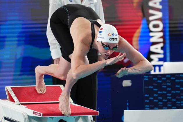 Marrit Steenbergen from Nederland at the Swimming European Aquatics Championships Paris 2026, Paris, August 10, 2026 .  Copyright: xGianxMattiaxD Alberto LaPressex