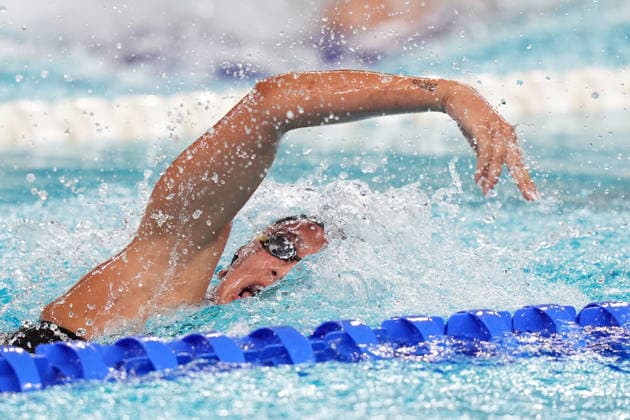 Italy™team during Women™s 4x200m Freestyle Final at the Swimming European Aquatics Championships Paris 2026, Paris, August 10, 2026  Copyright: xSpada LaPressex