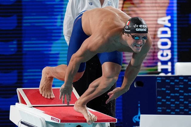 Nicolo Martinenghi Men™s 100m Breaststroke Semifinal at the Swimming European Aquatics Championships Paris 2026, Paris, August 10, 2026  Copyright: xSpada LaPressex