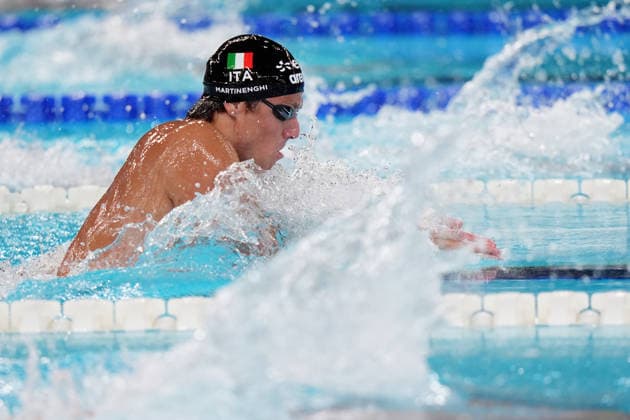 Nicolo Martinenghi Men™s 100m Breaststroke Semifinal at the Swimming European Aquatics Championships Paris 2026, Paris, August 10, 2026  Copyright: xSpada LaPressex