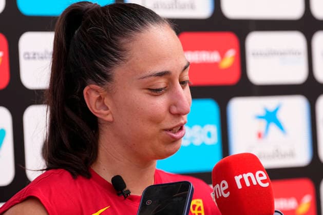 August 10, 2026, Madrid, Madrid, Spain: Maite Cazorla attends during the Spain WomenÃ¢â‚¬â ¢s National Basketball Team training camp at the Triangulo de Oro Sports Centre on March 10, 2026, in Madrid, Spain Madrid Spain - ZUMAa181 20260810_zaa_a181_017 Copyright: xOscarxJ.xBarrosox