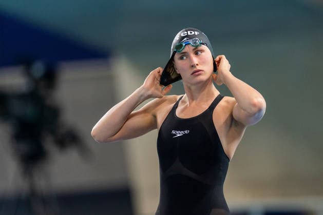 SWIMMING - EAC 2026 PARIS,FRANCE,11.AUG.26 - SWIMMING - European Aquatics Championships Paris 2026, 50m butterfly, women. Image shows Maya Tobhen (GER).  GEPAxpictures xPhilippxBrem