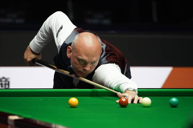 TAIYUAN, CHINA - AUGUST 11: Stuart Bingham of England plays a shot in the first round match against John Higgins of Scotland on day 4 of the 2026 World Snooker Tour China Open at Taiyuan Binhe Sports Center on August 11, 2026 in Taiyuan, Shanxi Province of China.  Copyright: xTaixChengzhex 111659329896