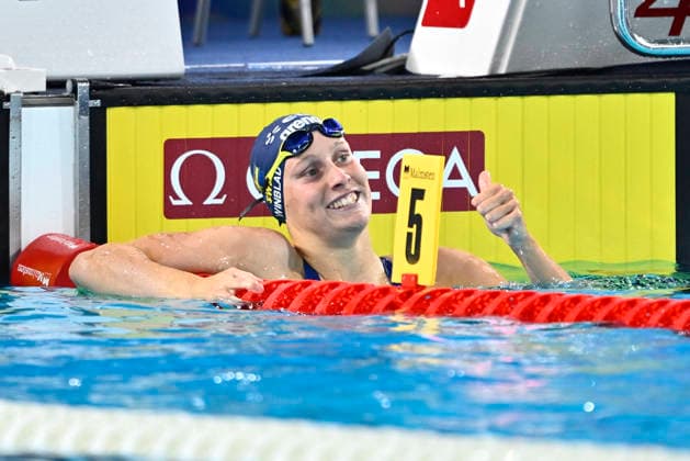 PARIS, FRANCE 20260811 Tea Winblad in the 100 meter breaststroke, during the European Swimming Championships in Paris. ***The image is included in the SPORTS PACKAGE. For others PAYMENT IMAGE*** PARIS FRANCE x10430x *** PARIS, FRANCE 20260811 Tea Winblad in the 100-meter breaststroke, during the European Swimming Championships in Paris ***This image is included in the SPORTS PACKAGE. For other images, please see PAYMENT IMAGE*** PARIS, FRANCE x10430x  Copyright: xChristinexOlsson TTx SIM-EM 2026 PARIS