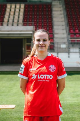 Kara Bathmann - Fussball, Frauen, 1. Bundesliga - Porträttermin 2026 2027 - 1. FSV Mainz 05 - 16.07.26 *** Kara Bathmann Soccer, Women s, 1st Bundesliga Profile 2026 2027 1 FSV Mainz 05 07 16 26