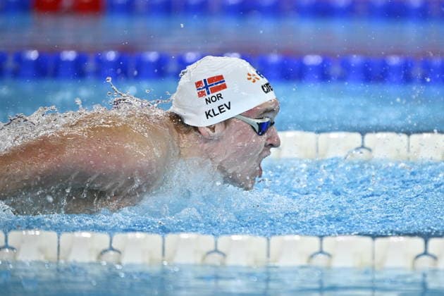 PARIS, FRANCE 20260811 Norway s Hedda Oritsland in the trials of the 400-meter mixed medley during the European Swimming Championships in Paris. ***The image is included in the SPORTS PACKAGE. For others PAYMENT IMAGE*** PARIS FRANCE x10430x *** PARIS, FRANCE 20260811 Norway s Hedda Oritsland in the 400-meter mixed medley heats during the European Swimming Championships in Paris ***This image is included in the SPORTS PACKAGE. For other images, please contact us for pricing.*** PARIS, FRANCE x10430x  Copyright: xChristinexOlsson TTx SIM EURO 2026 PARIS