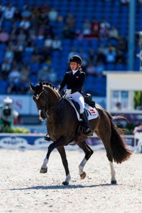 AACHEN - FEI World Championships 2026, AACHEN - FEI World Championships 2026 SLOTH Nadja Aaboe (DEN), Favour Gersdorf FEI Dressage World Championship, WM, Weltmeisterschaft Grand Prix de Dressage 1st Part Team Finale & Einzelqualifikation Lambertz-Preis Aachen, Reitstadion Soers 11. August 2026 - *** 2026 FEI World Championships in Aachen, Aachen FEI World Championships 2026: Nadja Aaboe (DEN), Favor Gersdorf FEI Dressage World Championship Grand Prix de Dressage, Part 1: Team Final, Individual Qualification, Lambertz Prize Aachen, Soers Equestrian Stadium, August 11, 2026