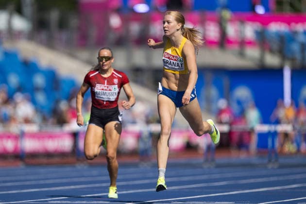 260811 Moa Granat of Sweden competes in women™s 400 meter hurdles semi final during day 2 of the 2026 European Athletics Championships on August 11, 2026 in Birmingham. Photo: Mathias Bergeld BILDBYRAN kod MB MT1065 friidrott athletics friidrett friidrotts-em em friidretts-em 2026 european athletics championships 2 bbeng sverige hurdles hekk häck *** August 11, 2026: Moa Granat of Sweden competes in the women’s 400-meter hurdles semifinal on Day 2 of the 2026 European Athletics Championships on August 11, 2026 in Birmingham. Photo by Mathias Bergeld, BILDBYRAN, code MB MT1065. track and field, athletics, friidrett, friidrotts EM, 2026 European Athletics Championships, 2 BBENG, Sweden, hurdles, hekk, häck  Copyright: MATHIASxBERGELD BB260811MB010